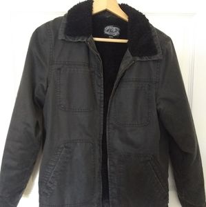 First Wave gray sherpa workwear jacket
